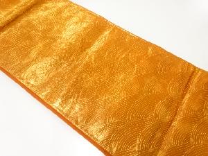 アンティーク　波模様刺繍袋帯（材料）